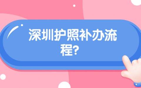 深圳护照补办流程？