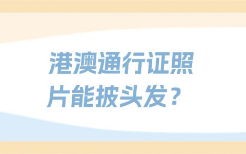港澳通行证拍照可以披头发吗